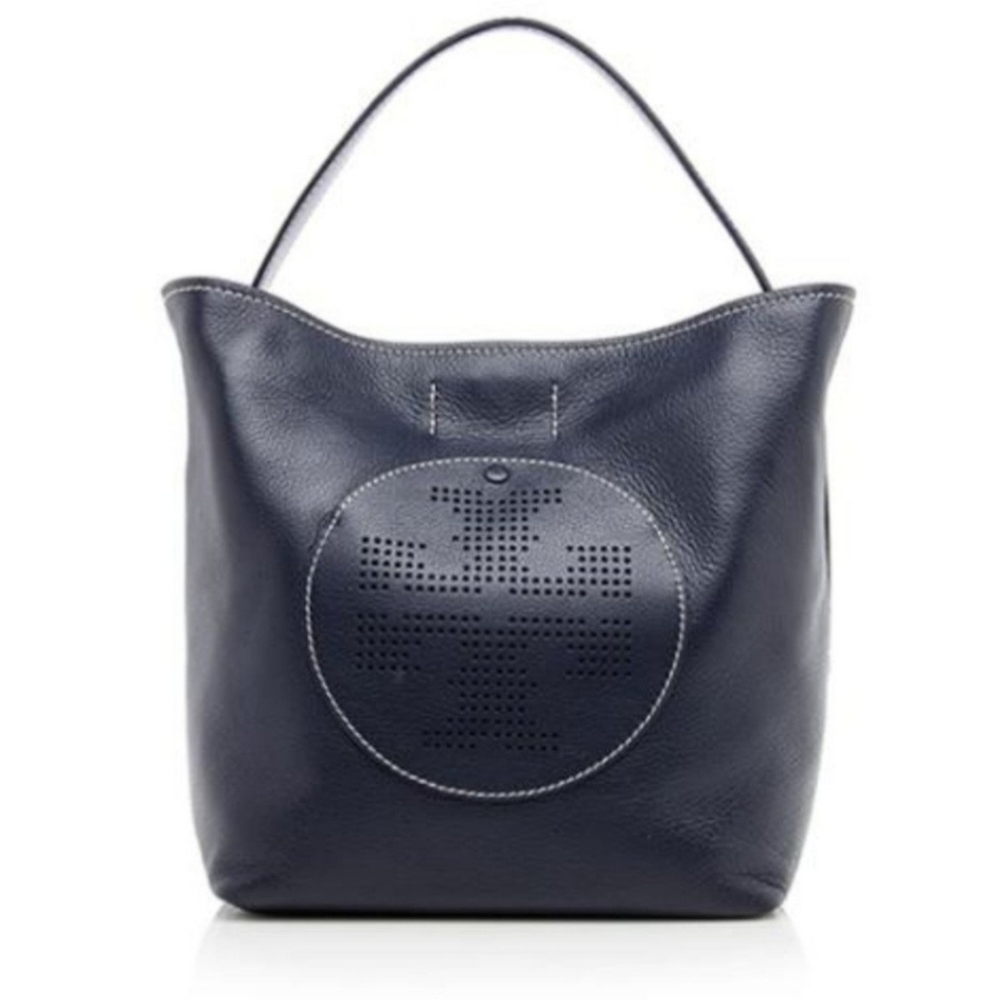 Tory Burch Navy Blue leather Hobo Bag